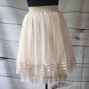 Beautiful ivory skirt